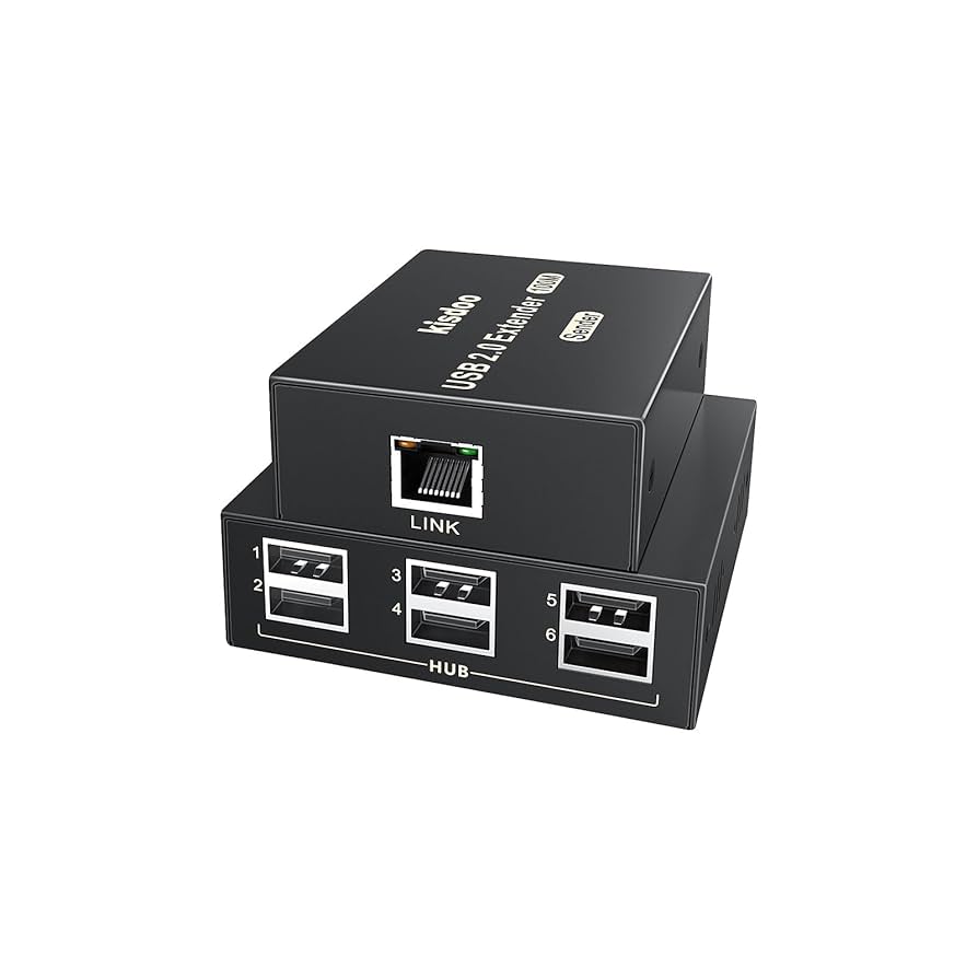 Amazon.com: USB Extender Over Ethernet 200ft USB2.0 HUB